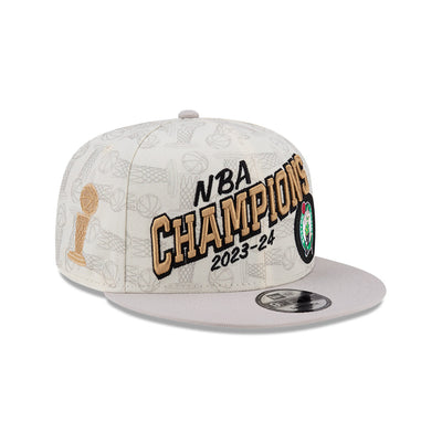 BOSTON CELTICS 2024 NBA CHAMPIONS CHROME WHITE 9FIFTY CAP