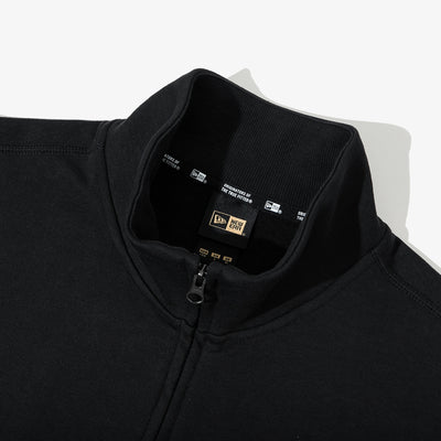 NEW ERA BLACK LABEL STRETCH BLACK ZIP-UP JACKET