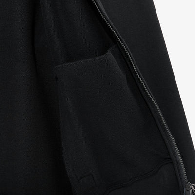 NEW ERA BLACK LABEL STRETCH BLACK ZIP-UP JACKET