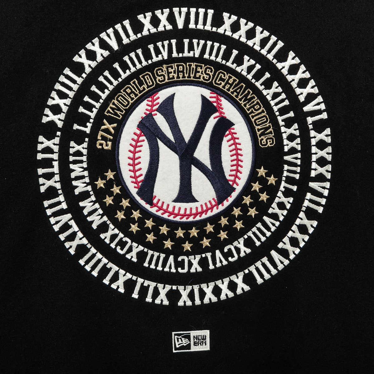 NEW YORK YANKEES BLACK VARSITY JACKET