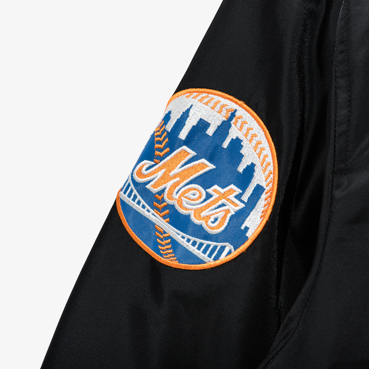 NEW YORK METS BLACK STADIUM JACKET