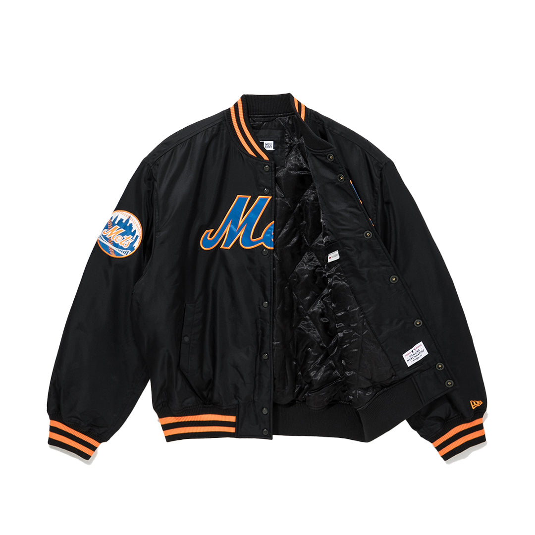 NEW YORK METS BLACK STADIUM JACKET