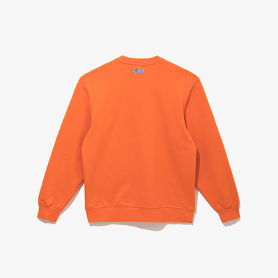 NEW YORK METS POINT LOGO ORANGE SWEATSHIRT