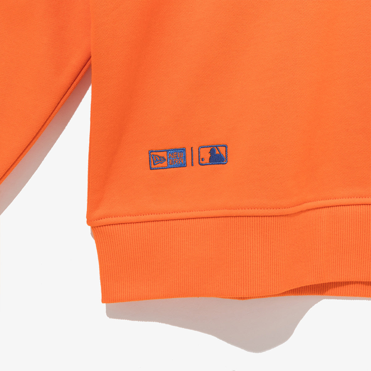 NEW YORK METS POINT LOGO ORANGE SWEATSHIRT