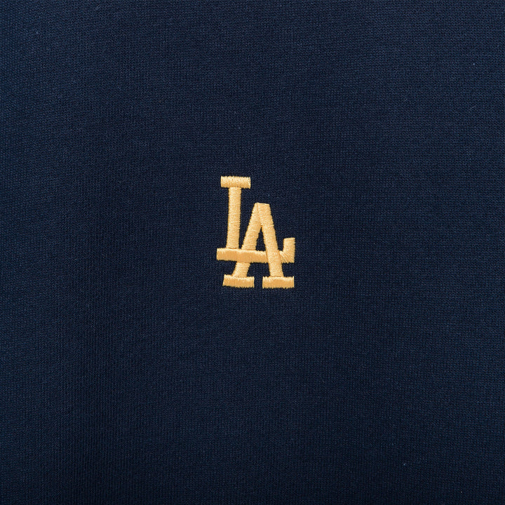 スウェット・トレーナー New Era MLB LA Dodgers Point Logo Sweatshirt Dress Blues 143 Los Angeles Dodgers Point Logo Dress Blues Crewneck | Parallel