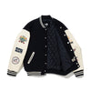 LOS ANGELES DODGERS PATCH NAVY VARSITY JACKET