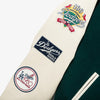 LOS ANGELES DODGERS PATCH GREEN VARSITY JACKET