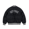 NEW YORK YANKEES BURGUNDY DUCK DOWN JACKET