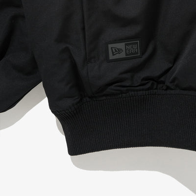 NEW ERA BLACK LABEL BLACK FLAP BOMBER JACKET