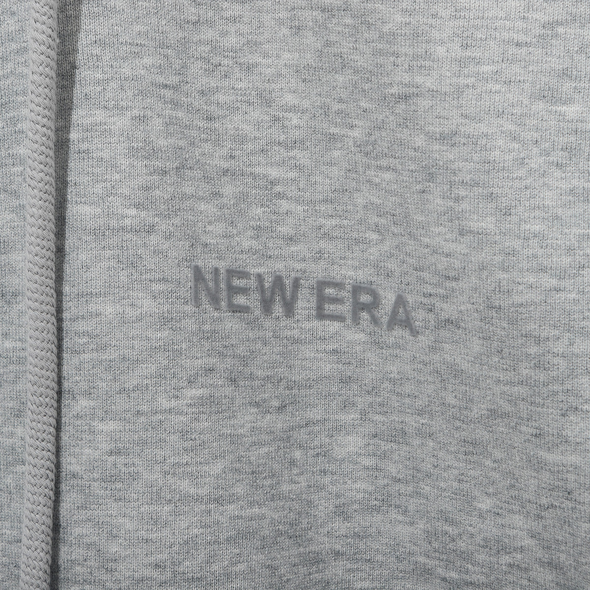 NEW ERA ESSENTIAL GRAY ZIP-UP HOODIE