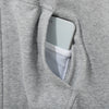 NEW ERA ESSENTIAL GRAY ZIP-UP HOODIE