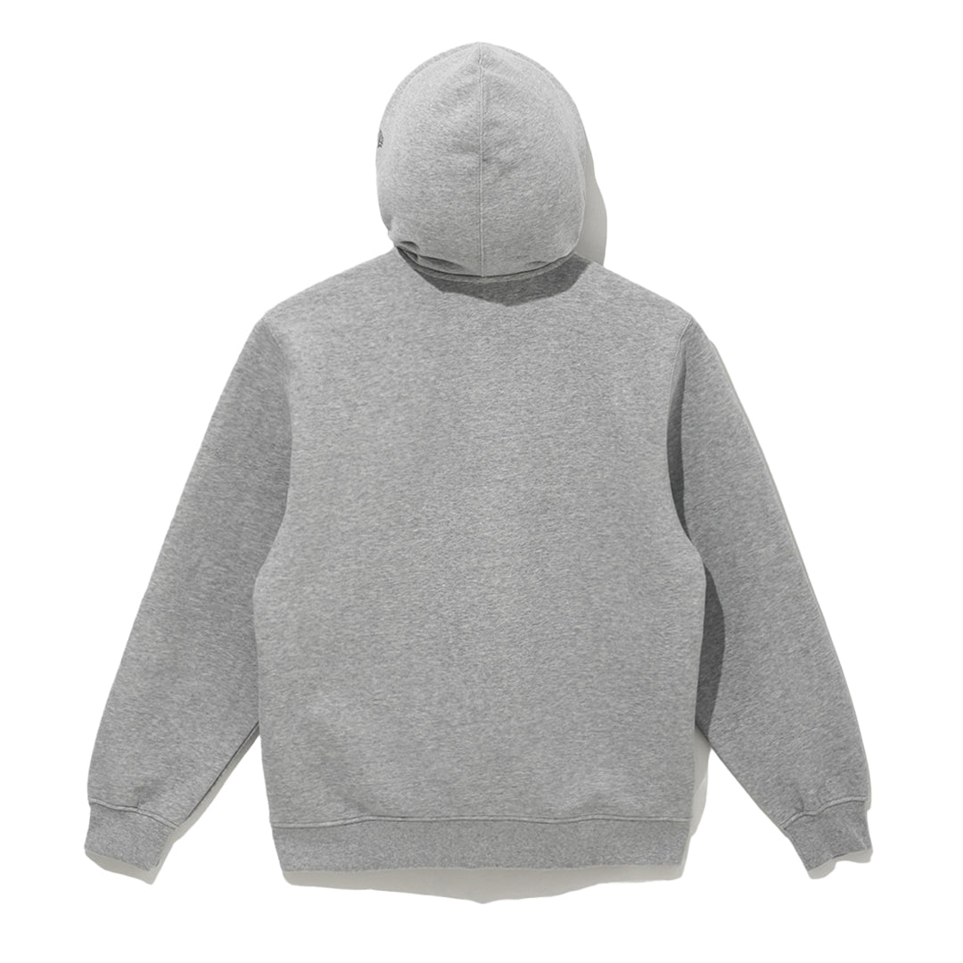 NEW ERA ESSENTIAL GRAY ZIP-UP HOODIE