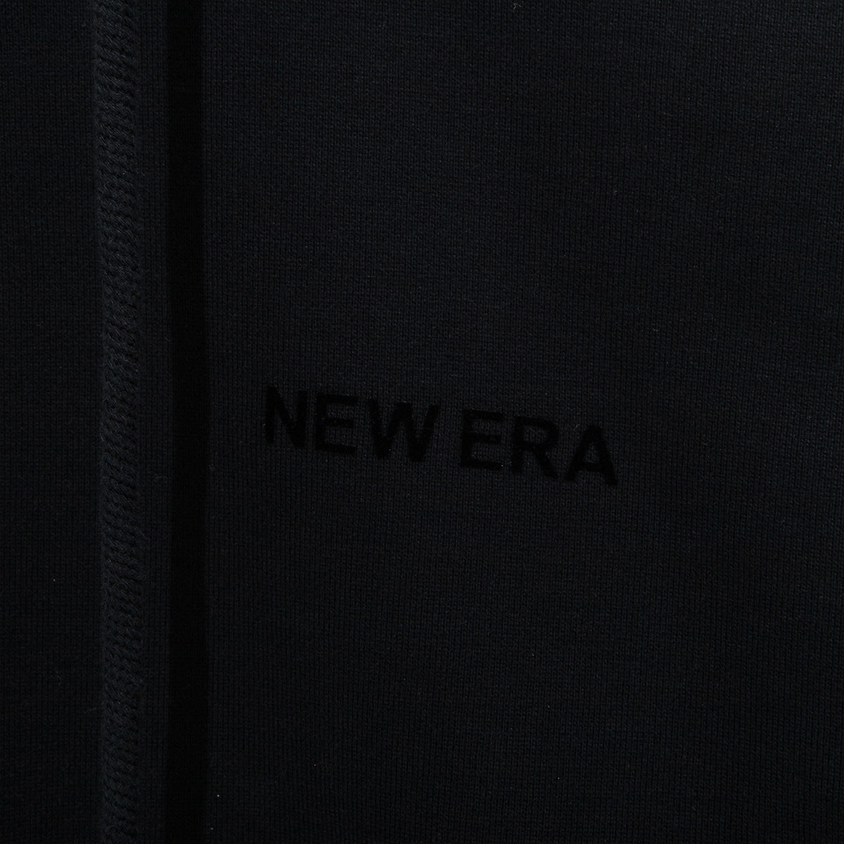 NEW ERA ESSENTIAL BLACK ZIP-UP HOODIE