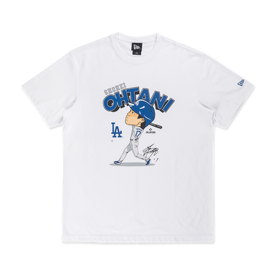 MLB LOS ANGELES DODGERS SHOHEI OHTANI WHITE SHORT SLEEVE T-SHIRT