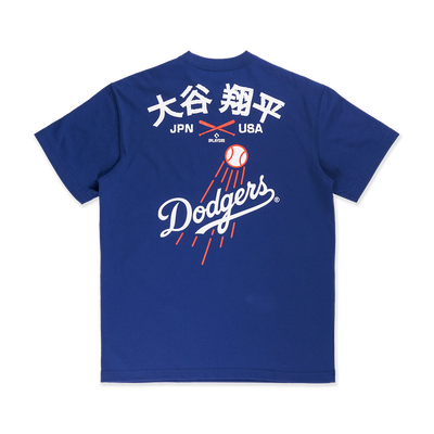 MLB LOS ANGELES DODGERS SHOHEI OHTANI DARK ROYAL SHORT SLEEVE T-SHIRT