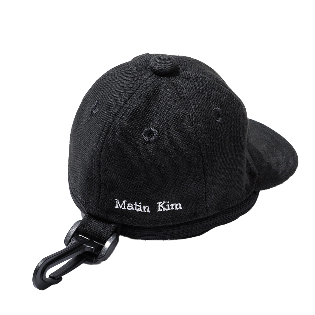 NEW ERA X MATIN KIM BLACK CAP POUCH KEY HOLDER MINI BAG