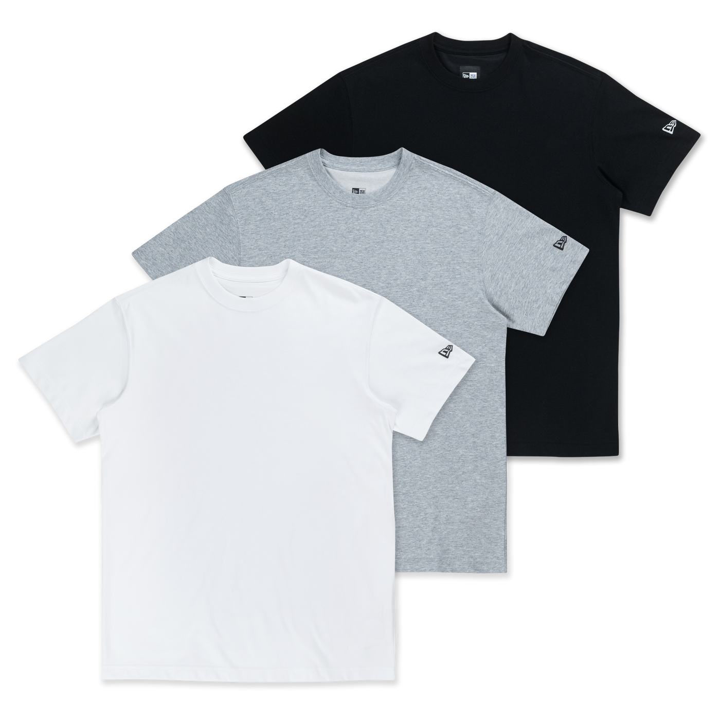 NEW ERA BASICS 3 PACK COOL ERA MULTI SHORT SLEEVE T-SHIRT