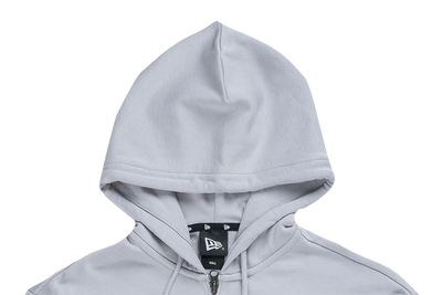 NEW YORK YANKEES TIMELESS MINIMAL GREY ZIP FRONT HOODIE