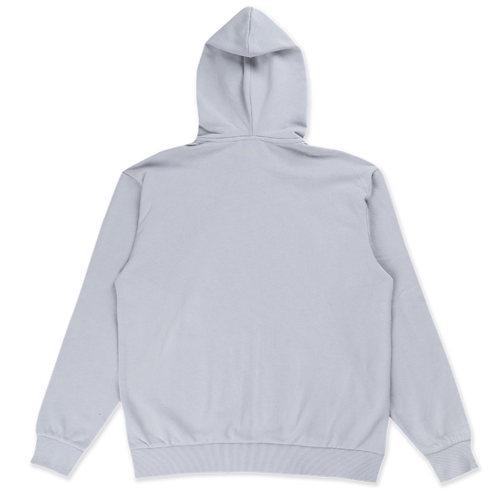 NEW YORK YANKEES TIMELESS MINIMAL GREY ZIP FRONT HOODIE