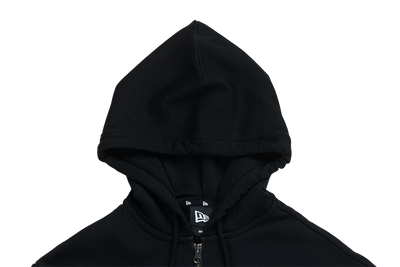 NEW YORK YANKEES TIMELESS MINIMAL BLACK ZIP FRONT HOODIE