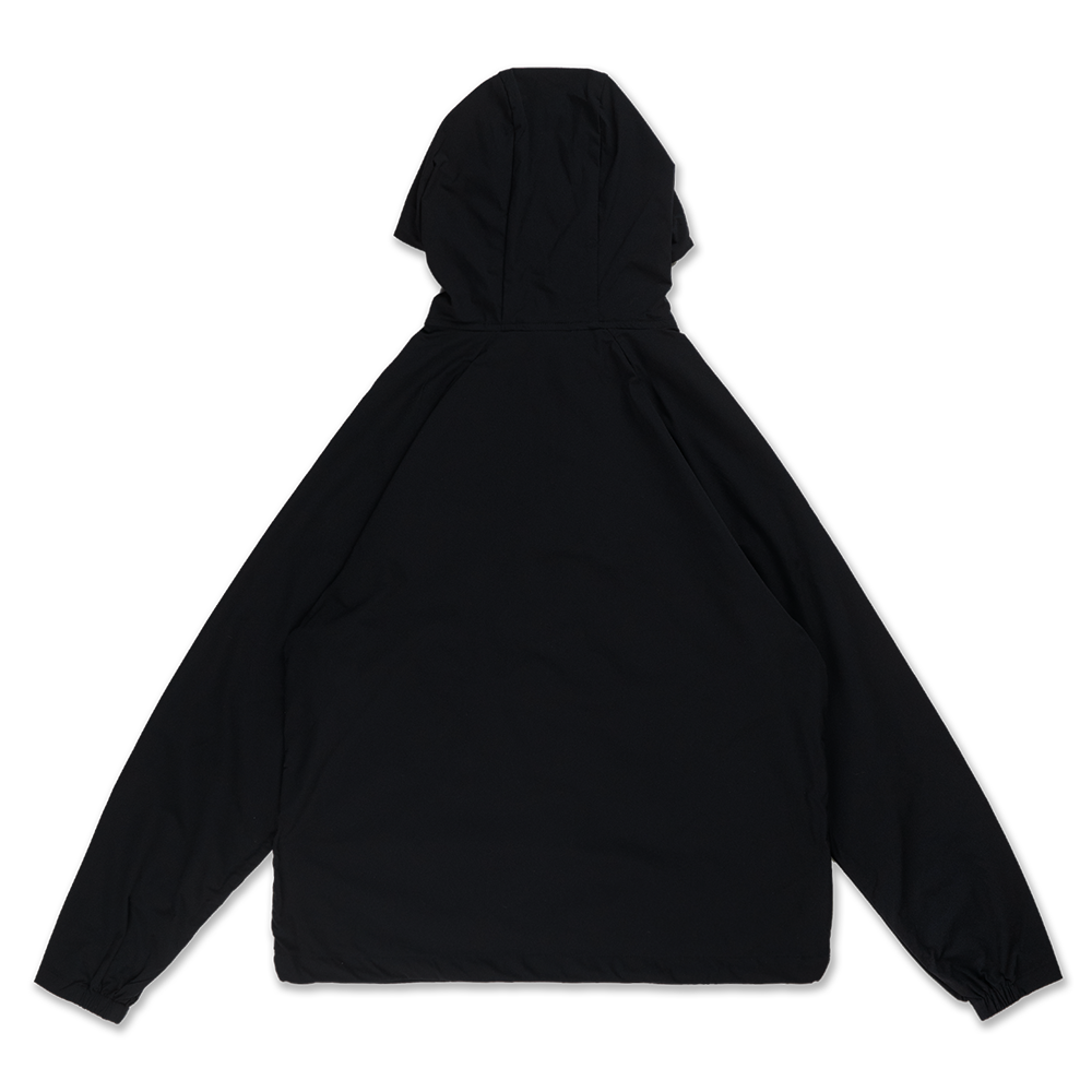 NEW ERA TIMELESS MINIMAL SCRIPT BLACK WINDBREAKER JACKET