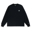 NEW YOKR YANKEES TIMELESS MINIMAL BLACK LONG SLEEVE T-SHIRT