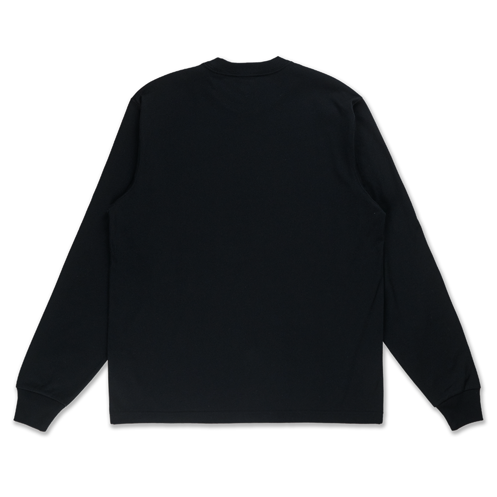 NEW YOKR YANKEES TIMELESS MINIMAL BLACK LONG SLEEVE T-SHIRT