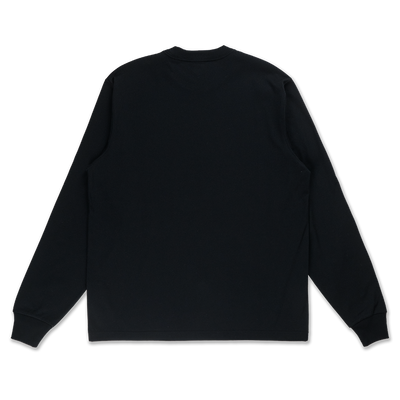 NEW YOKR YANKEES TIMELESS MINIMAL BLACK LONG SLEEVE T-SHIRT