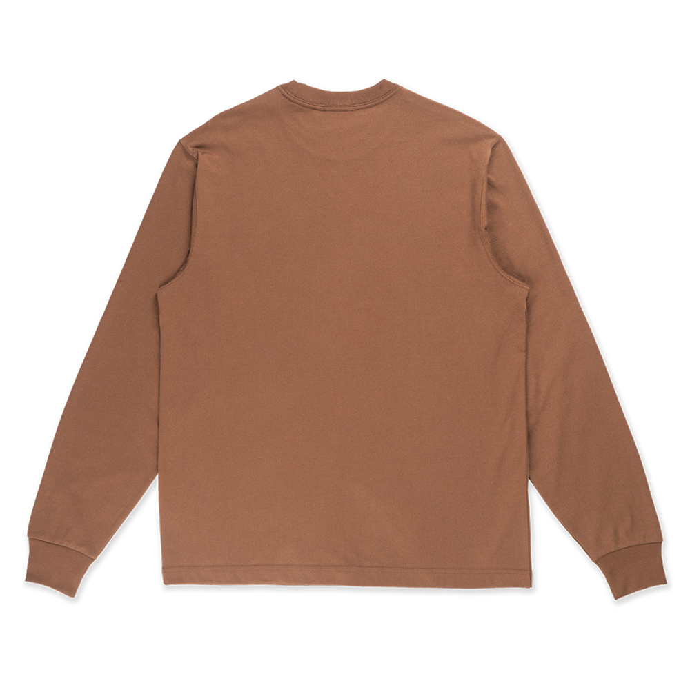 NEW YOKR METS TIMELESS MINIMAL TOFFEE LONG SLEEVE T-SHIRT