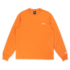 NEW ERA TIMELESS MINIMAL SCRIPT ORANGE LONG SLEEVE T-SHIRT