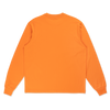 NEW ERA TIMELESS MINIMAL SCRIPT ORANGE LONG SLEEVE T-SHIRT