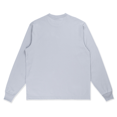 NEW ERA TIMELESS MINIMAL SCRIPT GREY LONG SLEEVE T-SHIRT