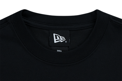 NEW ERA TIMELESS MINIMAL SCRIPT BLACK LONG SLEEVE T-SHIRT