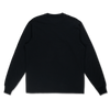 NEW ERA TIMELESS MINIMAL SCRIPT BLACK LONG SLEEVE T-SHIRT