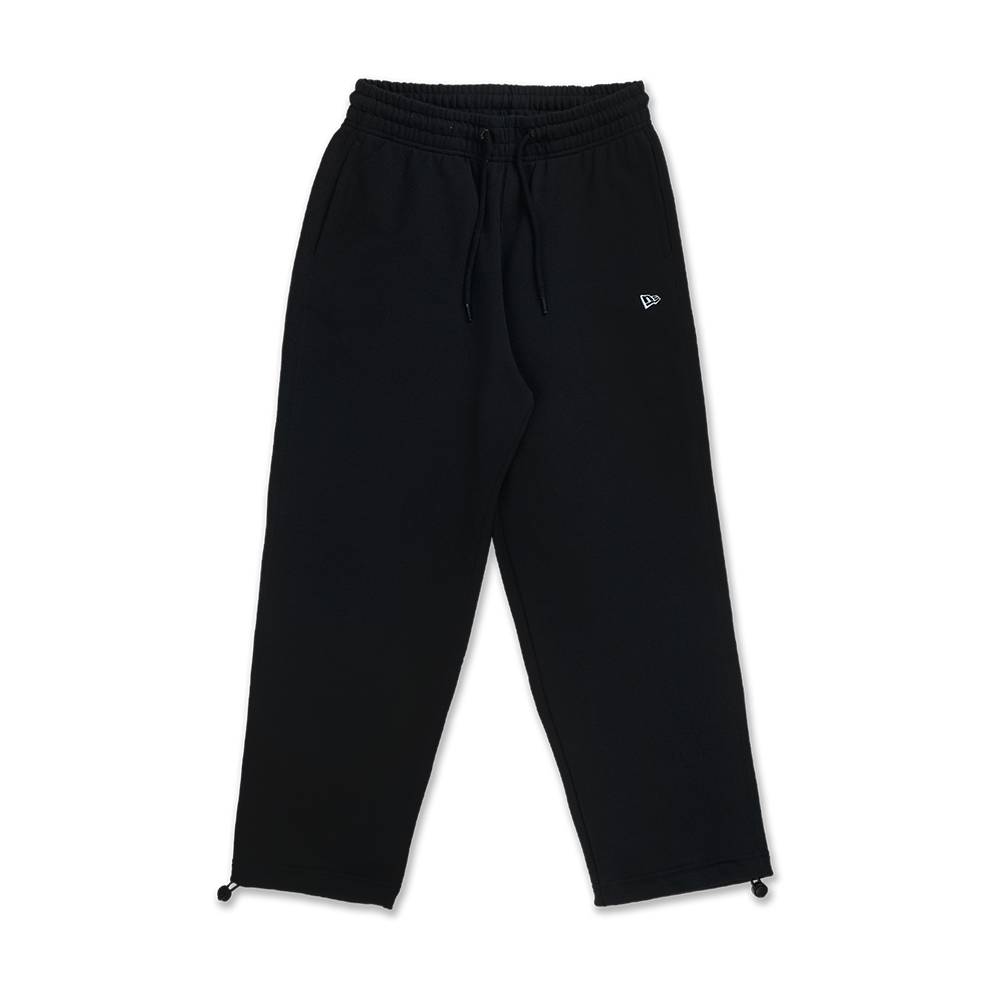 NEW ERA TIMELESS MINIMAL FLAG BLACK LOOSE FIT KNIT PANTS