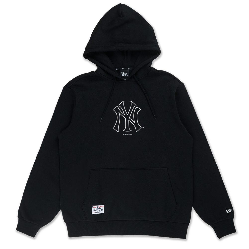 NEW YORK YANKEES TIMELESS MINIMAL BLACK HOODIE