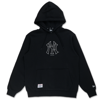 NEW YORK YANKEES TIMELESS MINIMAL BLACK HOODIE