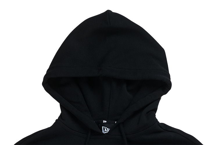 NEW ERA TIMELESS MINIMAL SCRIPT BLACK HOODIE