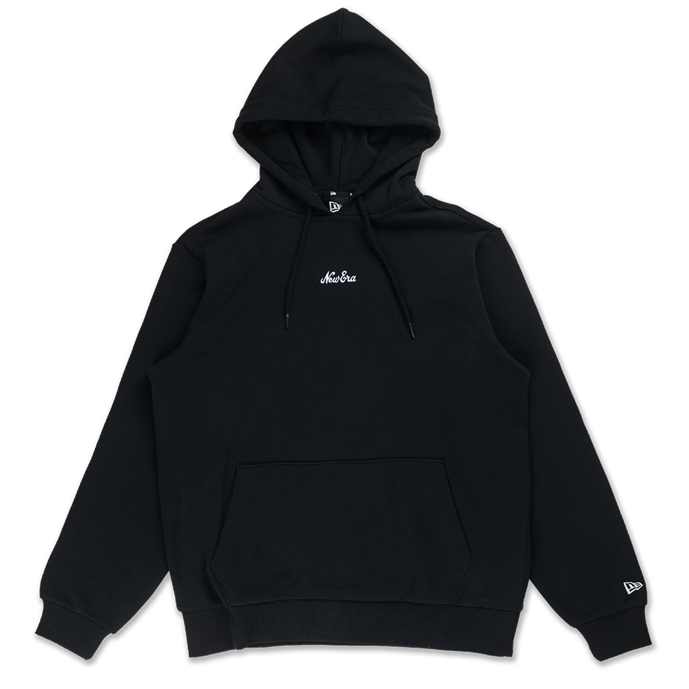 NEW ERA TIMELESS MINIMAL SCRIPT BLACK HOODIE