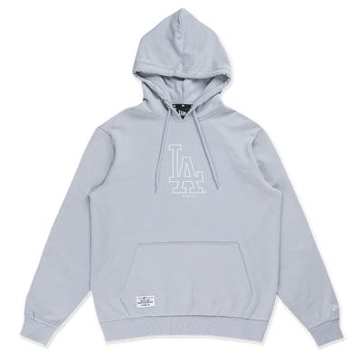 LOS ANGELES DODGERS TIMELESS MINIMAL GREY HOODIE