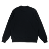 NEW ERA TIMELESS MINIMAL FLAG BLACK CREW NECK SWEATSHIRT