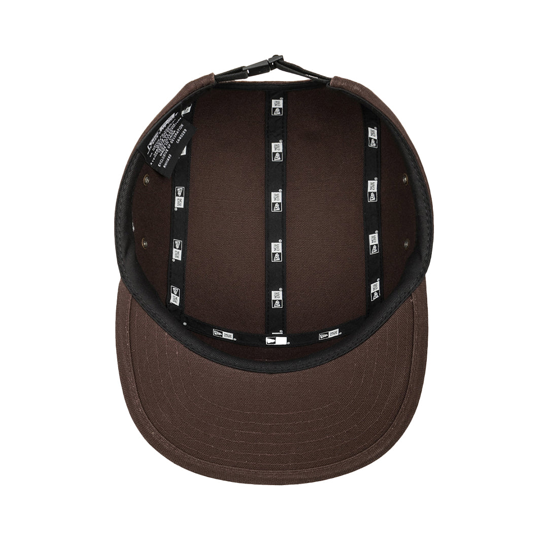 NEW ERA VINTAGE CANVAS DARK BROWN CAMPER CAP