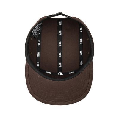 NEW ERA VINTAGE CANVAS DARK BROWN CAMPER CAP