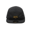 NEW ERA RIPSTOP NYLON BLACK CAMPER CAP