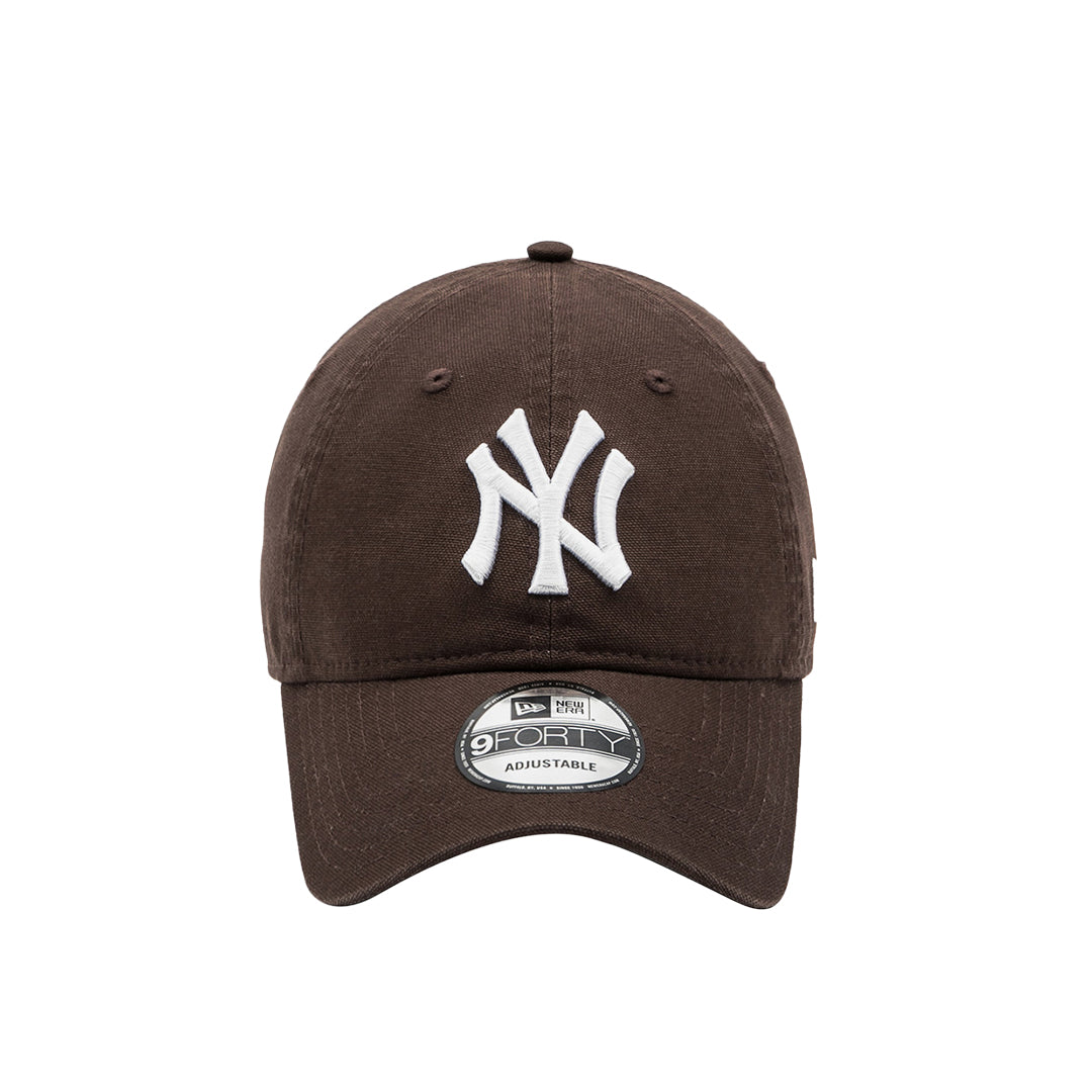 MLB NEW YORK YANKEES VINTAGE CANVAS DARK BROWN 9FORTY UNST CAP