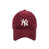 NEW YORK YANKEES CORDUROY BURGUNDY 9FORTY UNST CAP