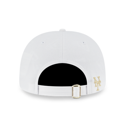 NEW YORK METS WINTER WHISPER 2TONE NAVY VISOR WHITE 9FORTY AF CAP