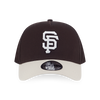 SAN FRANCISCO GIANTS SURREAL NATURE 2TONE LIGHT CREAM VISOR CHOCOLATE 9FORTY AF CAP