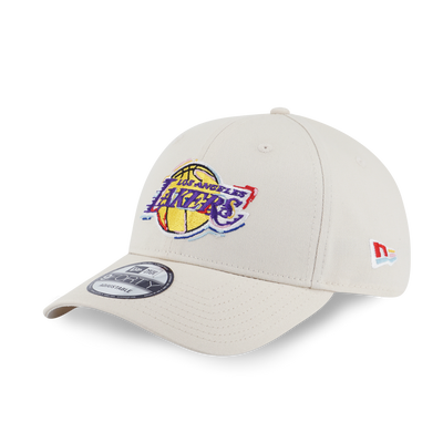 LOS ANGELES LAKERS TINT BRUSH LIGHT CREAM 9FORTY CAP