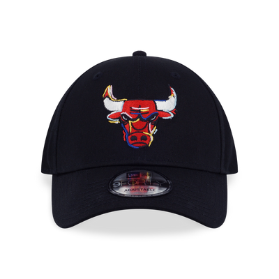 CHICAGO BULLS TINT BRUSH BLACK 9FORTY CAP